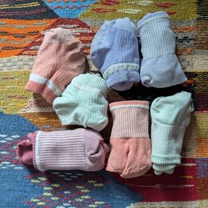 Lot Of 7 Grippy Socks